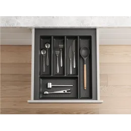 Pribor CRISTALL protuklizna površina / Antracit