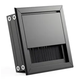 Prelazni okvir za kabele MONET 80 x 80 mm / Crna mat