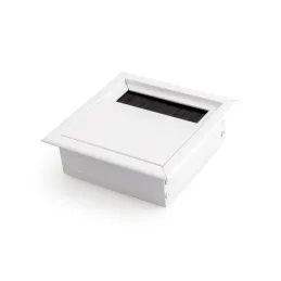 Preklopka za kabele MONET 80 x 80 mm / Mat bijela