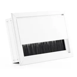 Prolaznica za kabele MONET 120 x 80 mm / Bijela mat