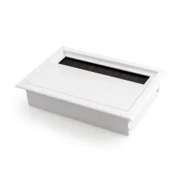 Prolaznica za kabele MONET 120 x 80 mm / Bijela mat