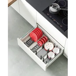 Držač za posude CRISTALL / Antracit