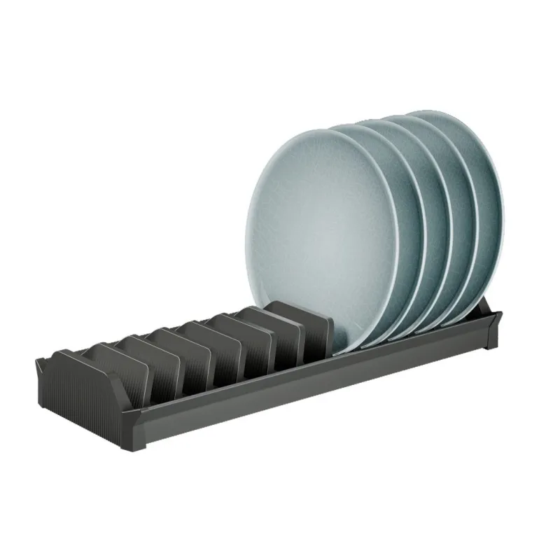 Držač i ocjeđivač za tanjure CRISTALL / Antracit