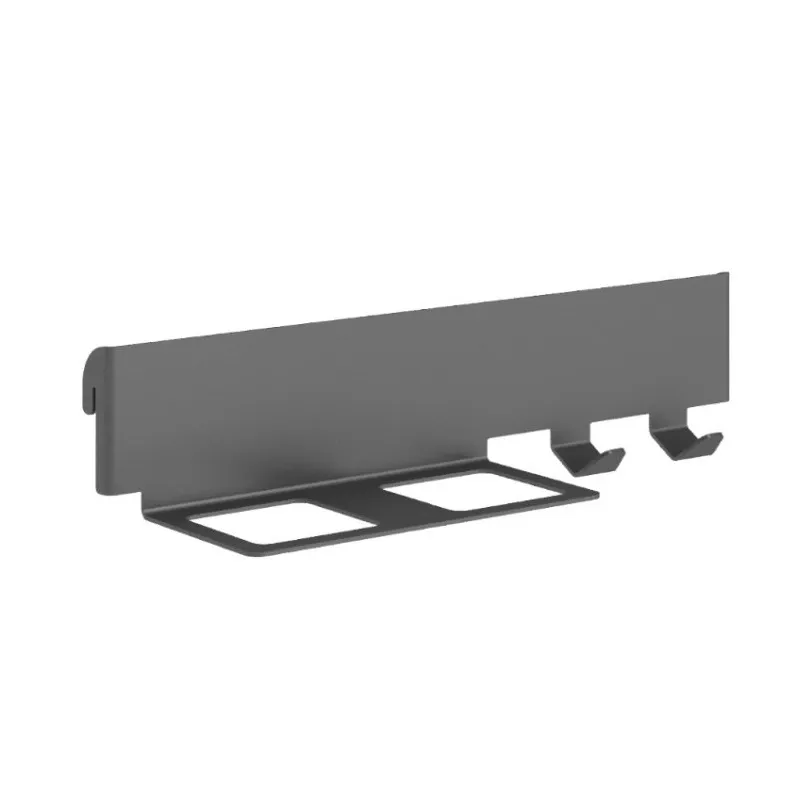 Vješalica za dodatke konstrukcije sustava za pohranu sredstava za čišćenje FLEXO / Antracit