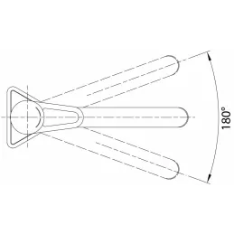 Baterija Blanco DARAS / krom