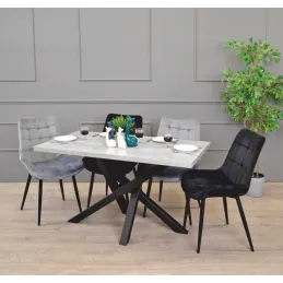 Stolna konstrukcija LISABON / Crna mat