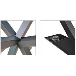 Stolna konstrukcija FARO / Crna mat