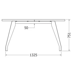 Stolna konstrukcija PARLA / Crna mat