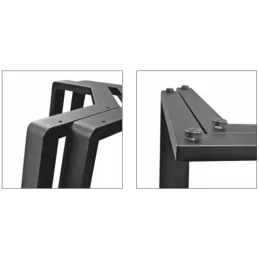 Set od 2 kom dizajnerskih stolnih nogu SOHO / Crna mat