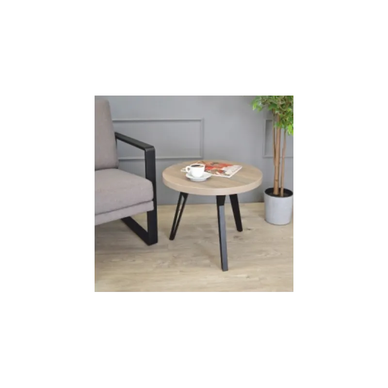 Set od 4 kom dizajnerskih nogu za konferencijski stol OSAKA COFFEE / Crna mat