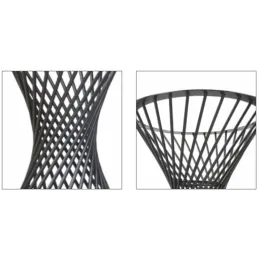 Konstrukcija za konferencijski stolić METRIX COFFEE / Crna mat