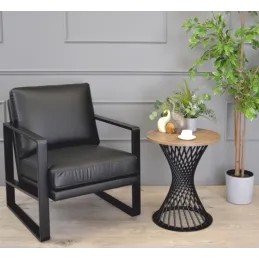 Konstrukcija za konferencijski stolić METRIX COFFEE / Crna mat