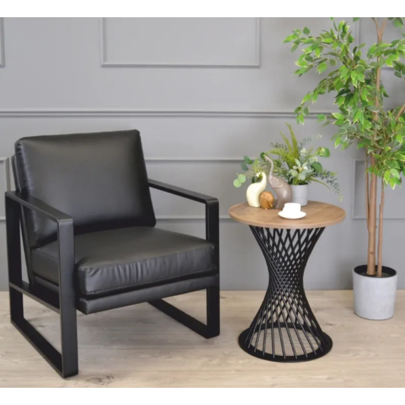 Konstrukcija za konferencijski stolić METRIX COFFEE / Crna mat