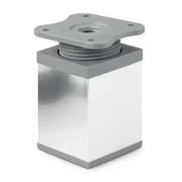 Noga za namještaj LEX / Sjajni krom - siva