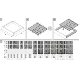Pribor ORGA TRAY / Antracit