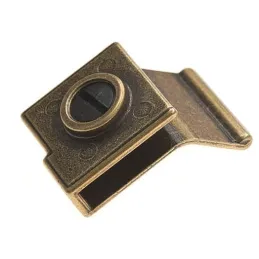 Držač za staklena vrata UNION bez bušenja / Mjed patina