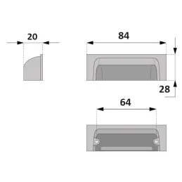 Ručka HAGIA / Nehrđajući čelik
