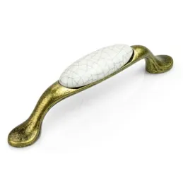 Ručka LUNAS / Staro-mesing - ispucana keramika