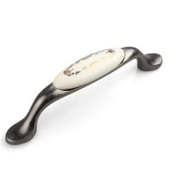 Ručka LUNAS / Starosrebrna - motiv ornamenti