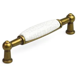 Ručka LUNAS DUO / Staro-mesing - Napuknuti porculan