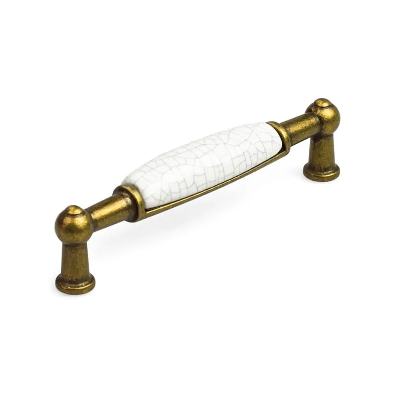 Ručka LUNAS DUO / Staro-mesing - Napuknuti porculan