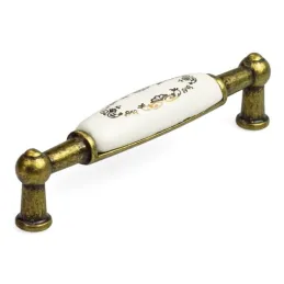 Úchytka LUNAS DUO / Antički mesing - ukrasni ornamenti