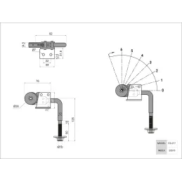 Mehanizam za podizanje naslona za glavu na kauču / set