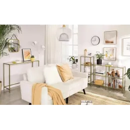 Metalna komoda REGALO LUX / Mat zlatna