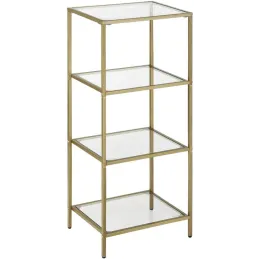 Regalna polica REGALO LUX 95 / Zlatna mat