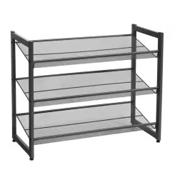 Stalak za cipele METALO 74 / Crna mat