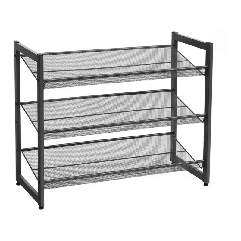 Stalak za cipele METALO 74 / Crna mat