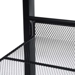 Stalak za cipele METALO 74 / Crna mat