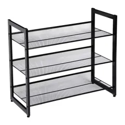 Stalak za cipele METALO 74 / Crna mat