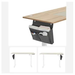 Električni podesivi stol GARDO 1400 x 600 / Bijela - Hrast sonoma