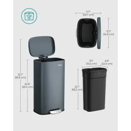 Kanta za otpad STING s pedalom 30L / Antracit