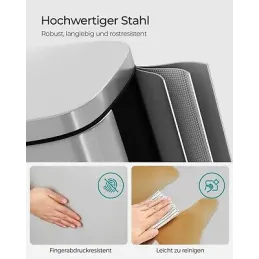 Kanta za otpad STING s pedalom 30L / Nehrđajući čelik