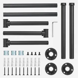 Vješalica za odjeću REGALO 1700 mm / Crna mat