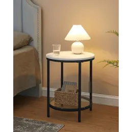 Konferencijski stolić REGALO MARBLE Mini / Crna mat