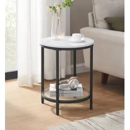 Konferencijski stolić REGALO MARBLE Mini / Crna mat