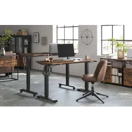 Električni podesivi stol GARDO 1400 x 600 / Crni