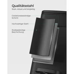 Kanta za otpad AXO s pedalom 8L / Crna mat