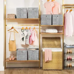 6-dijelni set kutija za pohranu ALAMO HOME / Siva