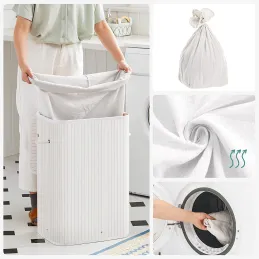 Košara za rublje GLAMUR 72L / Bijela