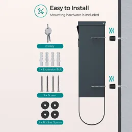 Poštanski sandučić ALANOS / antracit