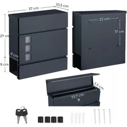 Poštanski sandučić GARDIAN / Antracit