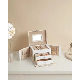 Dizajnerska kutija za nakit SIGMA Mini / Bijela