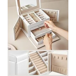 Dizajnerska kutija za nakit SIGMA Mini / Bijela