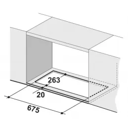 Ugradbena napa FRANKE BOX Evo FBFE A70 / Crna mat