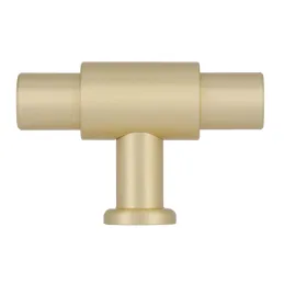 Ručka knopka TINA DUO / Brušeno zlato