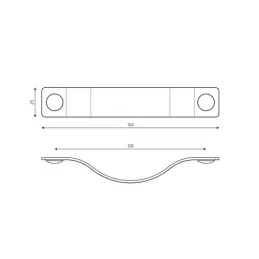 Plastična ručka DREAMSY / Prozirna - plava